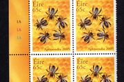 2005 Ireland International Bee-Keeping Conference Commemorative Stamp Plate Block 1A1A1A1A Mint Never Hinged (MNH)