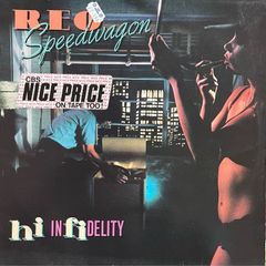 REO SPEEDWAGON Hi infidelity original vinyl record in vg+ condition