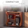 Multi Storage Compact Work Desk, with Wheels Image 5