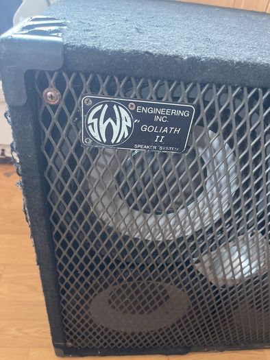 swr Goliath ii 4x10 bass cab