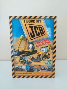 I LOVE MY JCB DVD Boxset Of 3 DVD's Children's Cartoons For Kids 2 - 7+