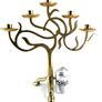 Mid century brass candelabra Image 7