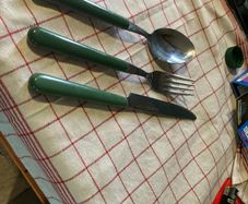 Various kitchen equipment to clear