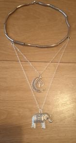 Statement 3 chain pendant
