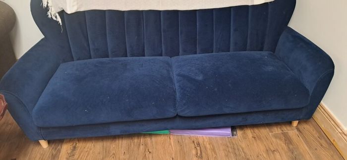 sofa 2 velvet seater
