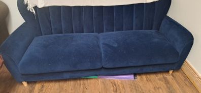sofa 2 velvet seater