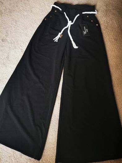 Trousers straight leg size s Italian design