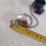 Tea Strainer, Novelty Funny On Chain with small holder. Image 4