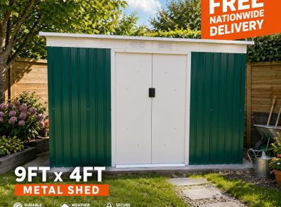 Metal shed 9ft x 4ft