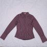 Thomas Pink Jermyn Street London Dark & Pastel Pink Striped Cotton Dress Shirt 8UK/36EU Image 2