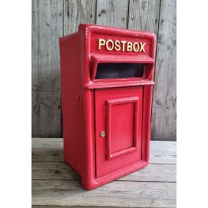 Post Box Small Cast Iron Red Insert CH R MB10 R
