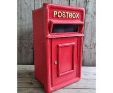 Post Box Small Cast Iron Red Insert CH R MB10 R
