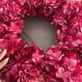 Large Luxury Pink Hydrangea Wreath  Full Vibrant Image 2