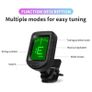 Guitar Tuner For All Instruments Clip on Electronic Tuner for Guitar Bass Ukulele Violin Mandolin Banjo Image 2