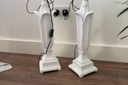 Pair of tall table lamps