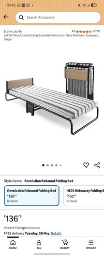 Jay-Be Folding Bed
