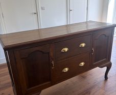 Antique solid oak sideboard