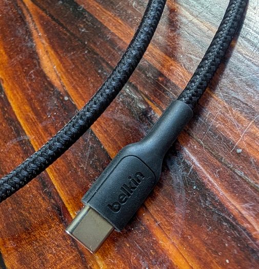 Belkin Braided USB-C to Micro-USB Cable (1m, Black) - Like New