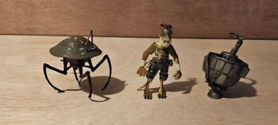 Star Wars Lot Of 3 Figures 3.75 " Scale As New Out Of Pack