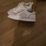 Ladies cream/ beige trainers Image 2