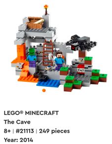 Lego Minecraft Cave #21113