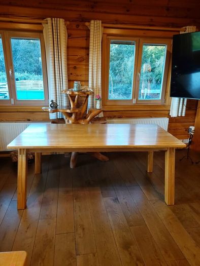 new Solid Oak table