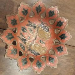 Cloisonne Brass Bon Bon Dish