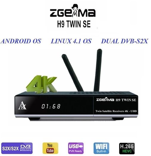 New - Zgemma H9 Twin Se - New