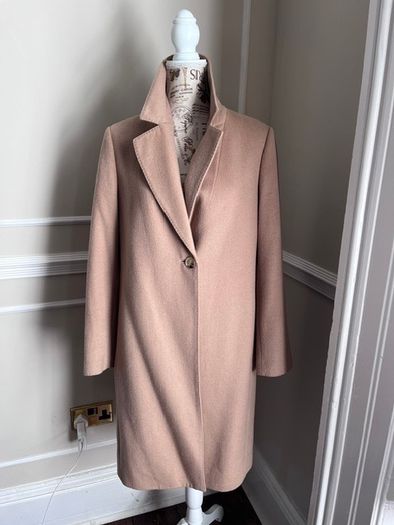 Jaeger Wool Blend Camel Coat