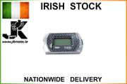 Motorbike Digital LCD Clock - in Carbon Finish