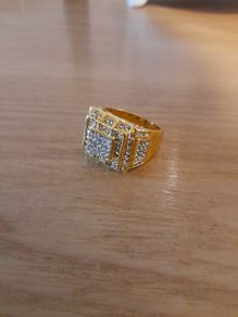 New gold plated ring