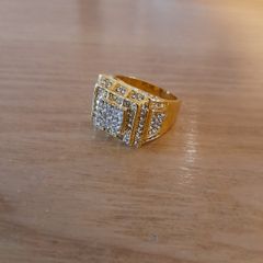 New gold plated ring
