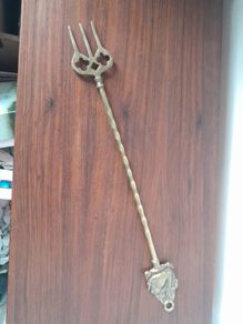 Antique Solid Brass Fire Porker