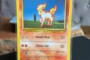 Pokemon Base set Ponyta 60/102 Near Mint Condition