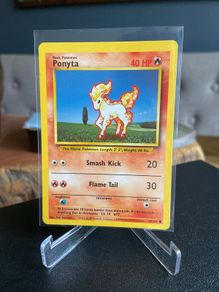 Pokemon Base set Ponyta 60/102 Near Mint Condition
