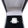 Vintage Sterling Silver 925 Timeless Elegance Halo CZ Ring size K - 5,52g Image 5