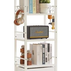 Aibiju 5 Tier Ladder Shelf White