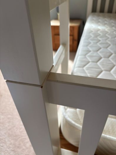 Single White Bunk beds