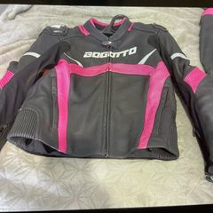 Ladies motorcycle leather suit