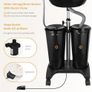 Portable Salon Basin Shampoo Bowl Sink With Electric Pump, Height Adjustable Hair Washing Basin With 2 Bucket & Drain Hoses for Home Barber Shop Use Image 3