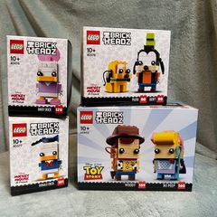 LEGO BRICKHEADZ Disney Bundle: Daisy Duck + Donald Duck + Woody & Bo Peep + Goofy & Pluto