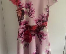 Ted Baker Womens Floral Mini Dress- Size 3- 10/12