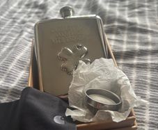 Carhart Clover Whiskey Flask