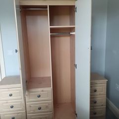 Wardrobe and bedside lockers