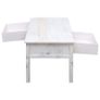 Coffee Table White 100x50x45 cm Wood Image 6