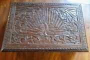 Vintage Hand-Carved Jewellery/Trinket Box