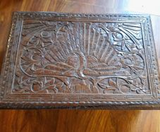 Vintage Hand-Carved Jewellery/Trinket Box