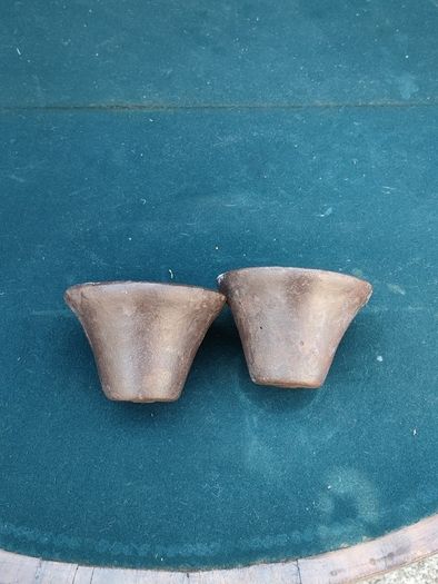 2 x cast iron bell housing