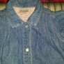 Next little girls denim dress age 9-12 months 80 cm Postage included Image 2