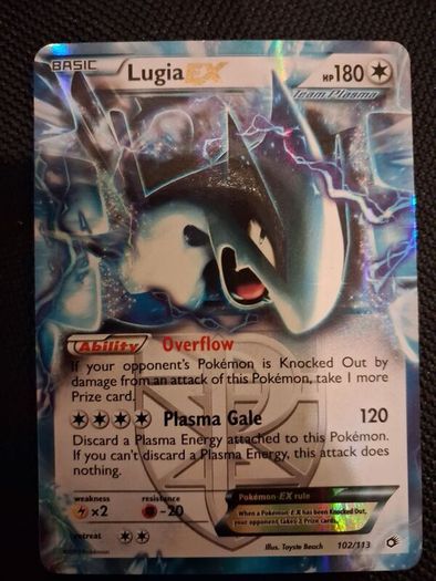 Pokemon Card : Lugia Ex 102 Team Plasma